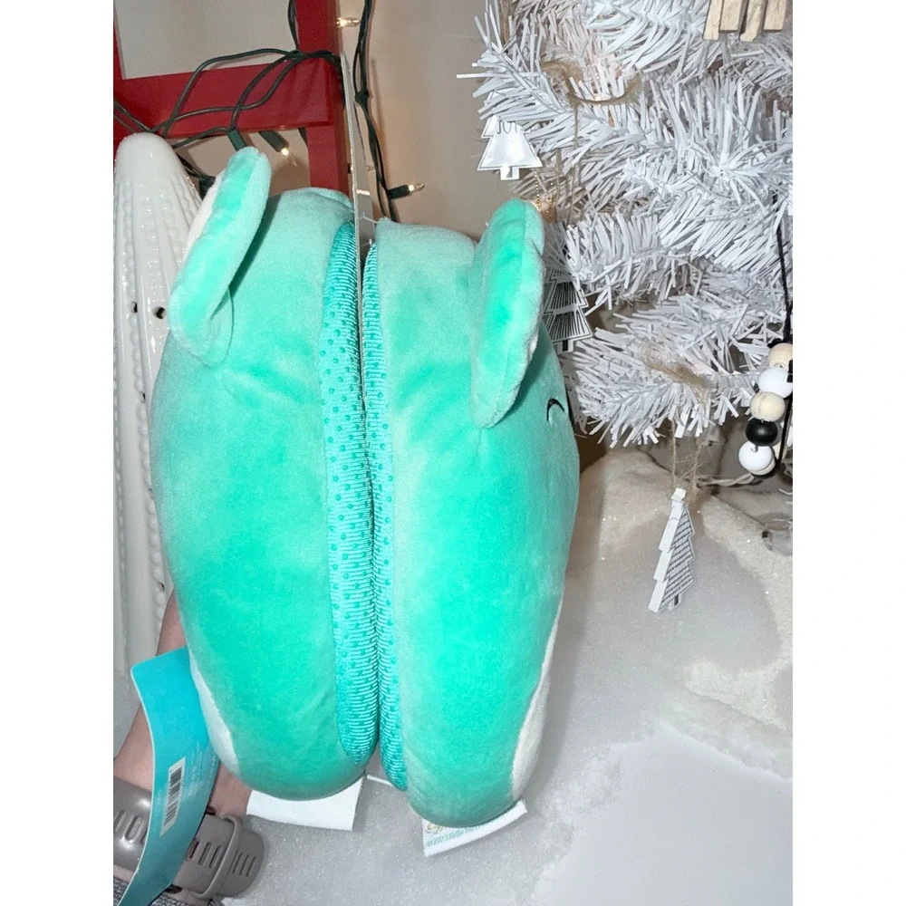 Squishmallows Teal Koala Plush‎ Slippers Size 11-12 Kids